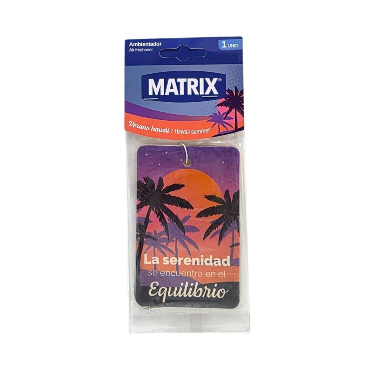 AMBIENTADOR COLGANTE NEUTRALIZADOR DE OLORES 1UND MATRIX