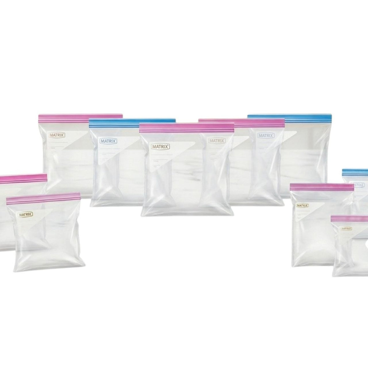 BOLSAS DE ALMACENAMIENTO RESELLABLES 20UND MATRIX 26.8X27.3CM