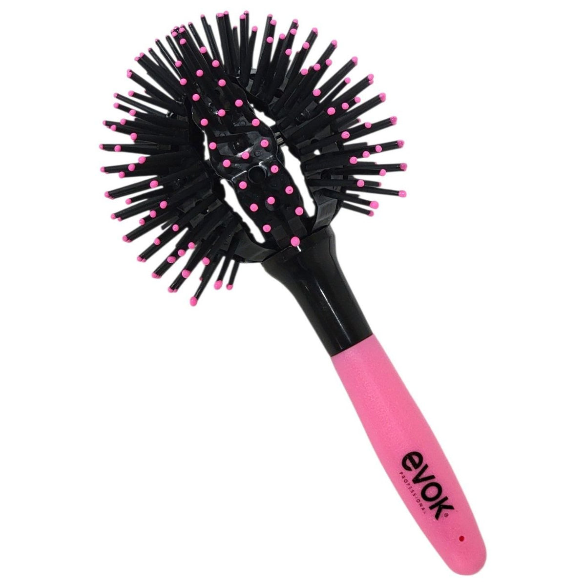 CEPILLO GIRATORIO DE PELO ESFERICO 360° PARA RIZOS Y ONDAS EVOK 21CM