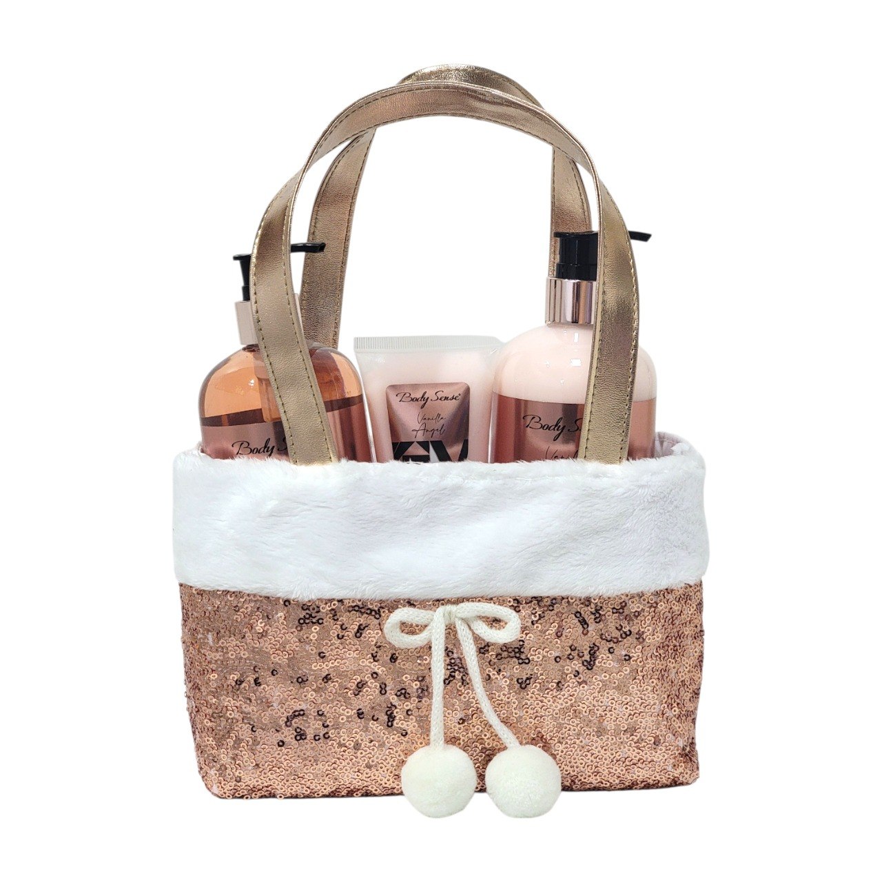 SET DE REGALO DE CUIDADO CORPORAL DE BAÑO DE VAINILLA Y MANDARINA 4PCS BODY SENSE