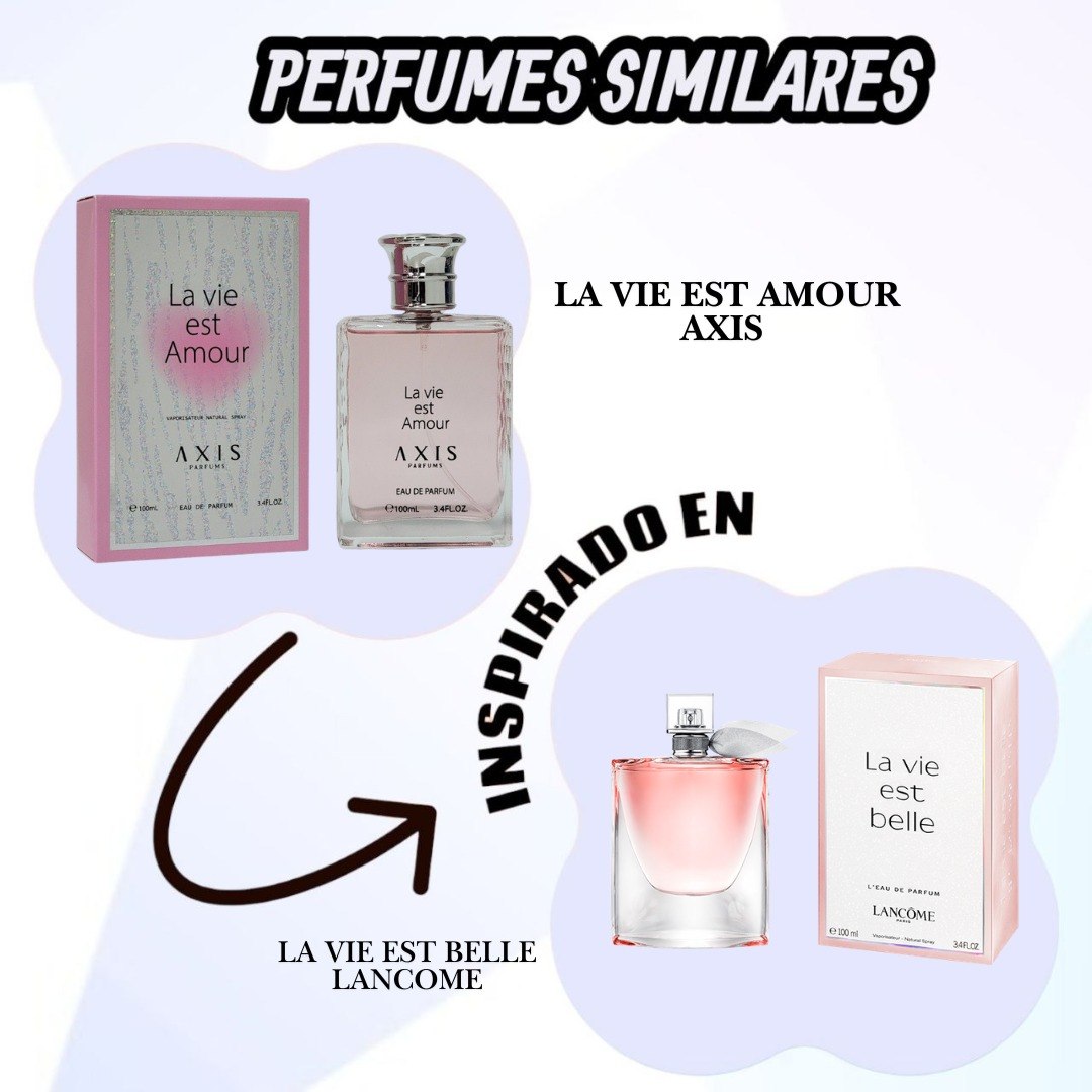 AXIS PARFUMS LA VIE EST AMOUR EDP 100ML (M) (AROMA SIMILAR LANCOME LA VIE EST BELLE))