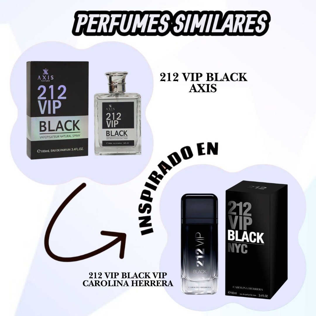 AXIS PARFUMS 212 VIP BLACK EDP 100ML (H) (AROMA SIMILAR CAROLINA HERRERA 212 VIP BLACK NYC)
