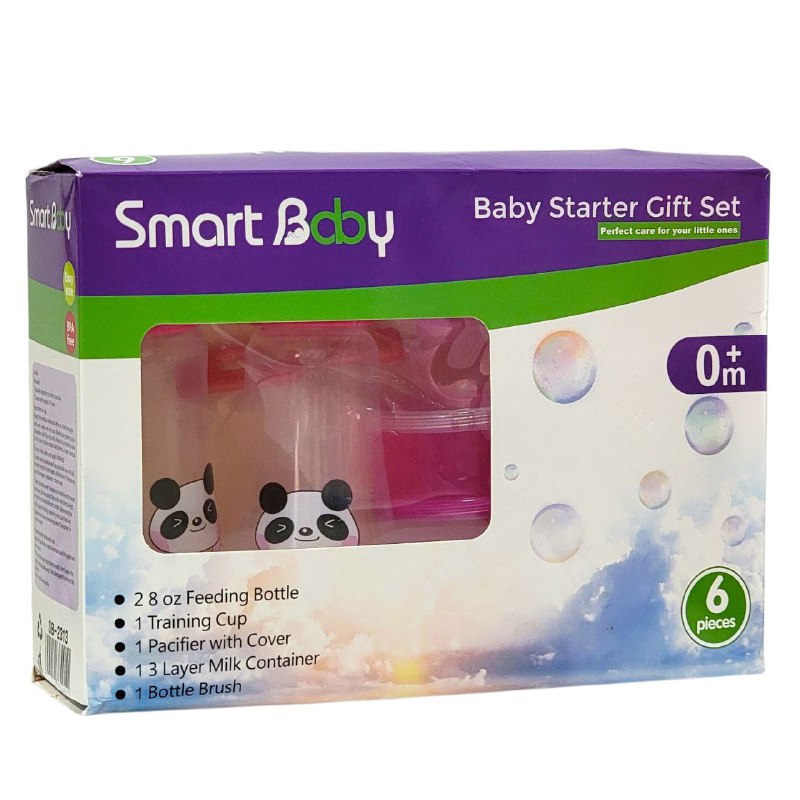 SET DE REGALO PARA BEBES 6PCS SMART BABY