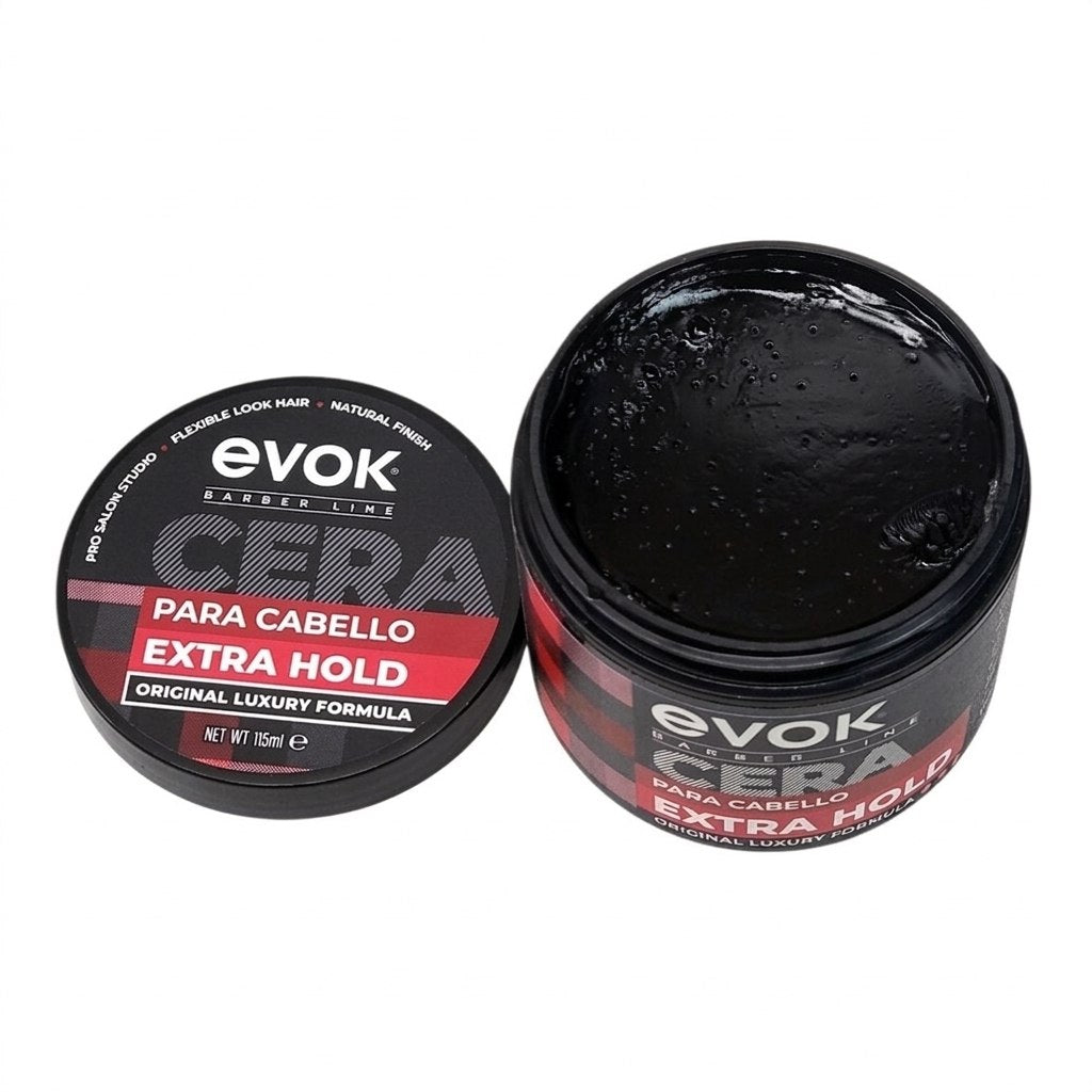 CERA PARA EL CABELLO DE FIJACION EXTRA FUERTE EVOK 115ML