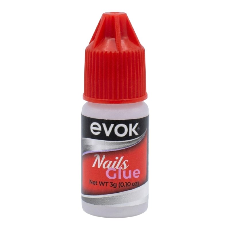 PEGAMENTO PARA UÑAS POSTIZAS Y DECORACION DE SECADO RAPIDO EVOK 3G