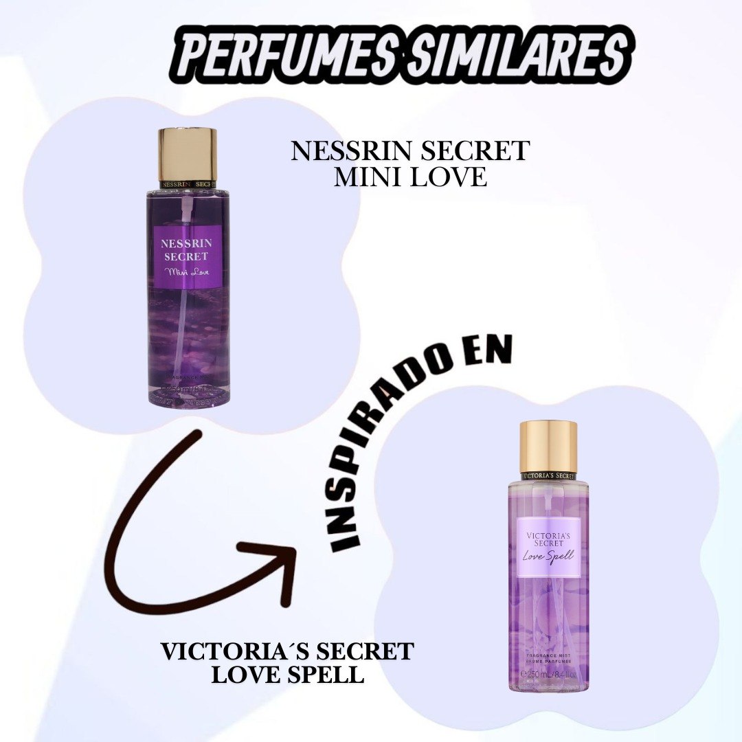 SPLASH NESSRIN SECRET MINI LOVE 250ML (M) (AROMA INSPIRADO EN VICTORIA SECRET LOVE SPELL)