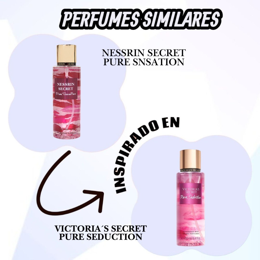 SPLASH NESSRIN SECRET PURE SENSATION 250ML (M) (AROMA INSPIRADO EN VICTORIA SECRET PURE SEDUCTION)