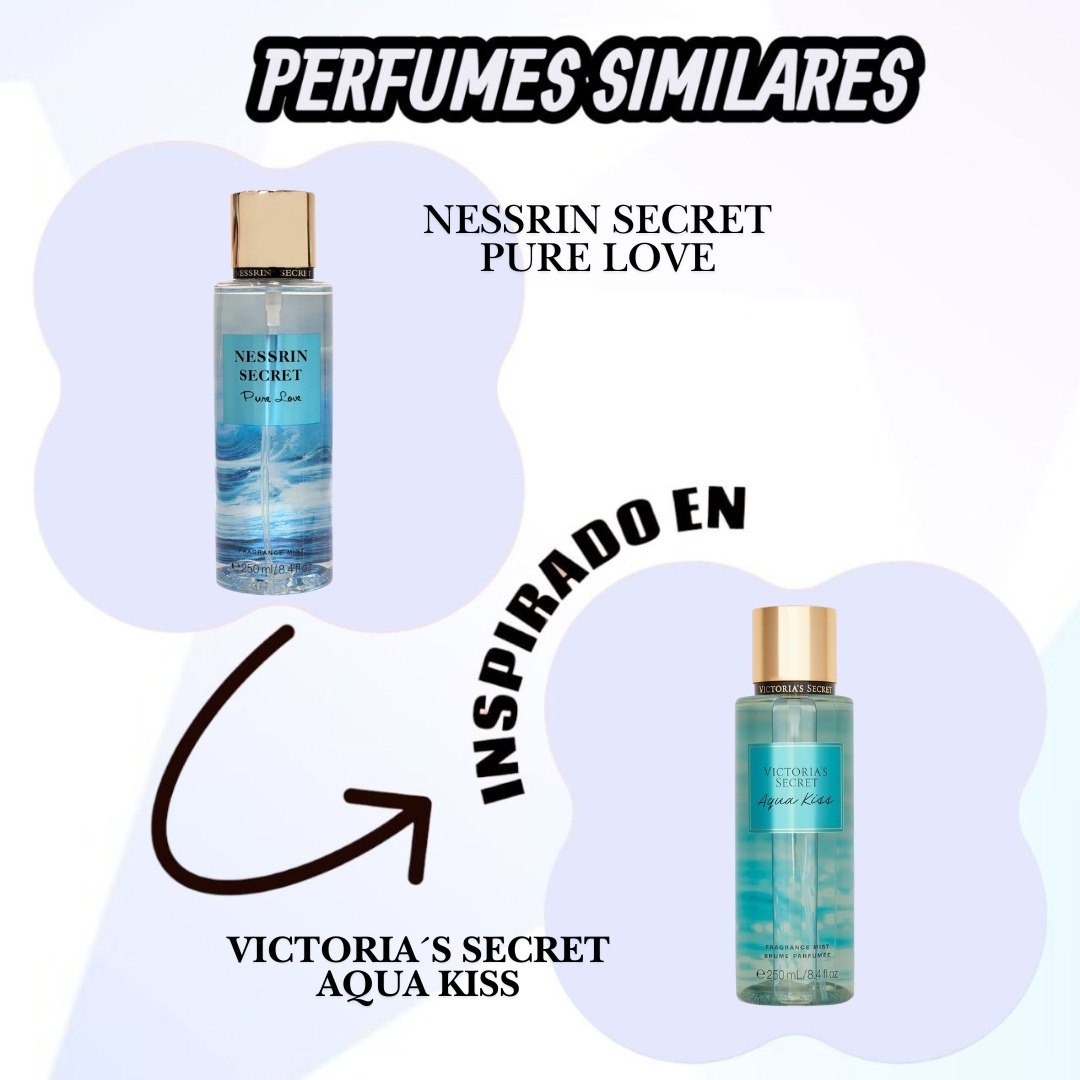 SPLASH NESSRIN SECRET PURE LOVE 250ML (M) (AROMA INSPIRADO EN VICTORIA SECRET AQUA KISS)