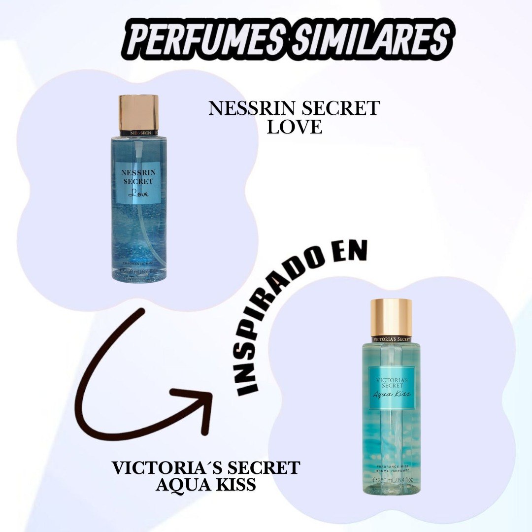 SPLASH NESSRIN SECRET LOVE 250ML (M) (AROMA INSPIRADO EN VICTORIA SECRET AQUA KISS)