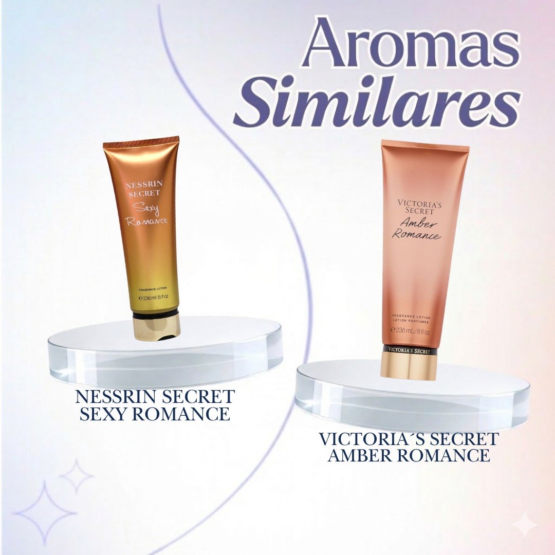 CREMA CORPORAL NESSRIN SECRET SEXY ROMANCE 236ML (M) (AROMA INSPIRADO EN VICTORIAS SECRET AMBER ROMANCE)