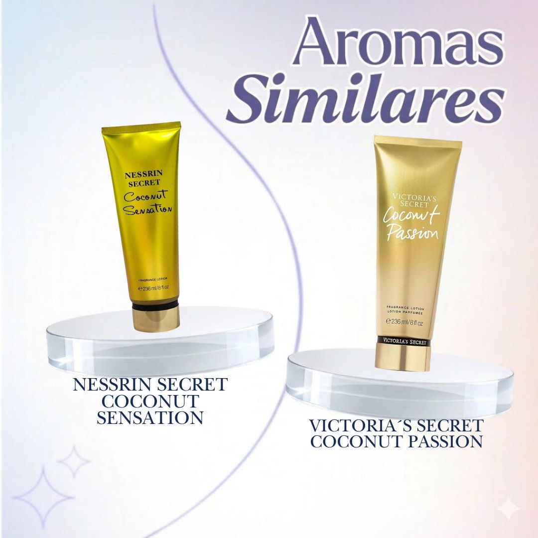 CREMA CORPORAL NESSRIN SECRET COCONUT SENSATION 236ML (M) (AROMA INSPIRADO EN VICTORIAS SECRET COCONUT PASSION)