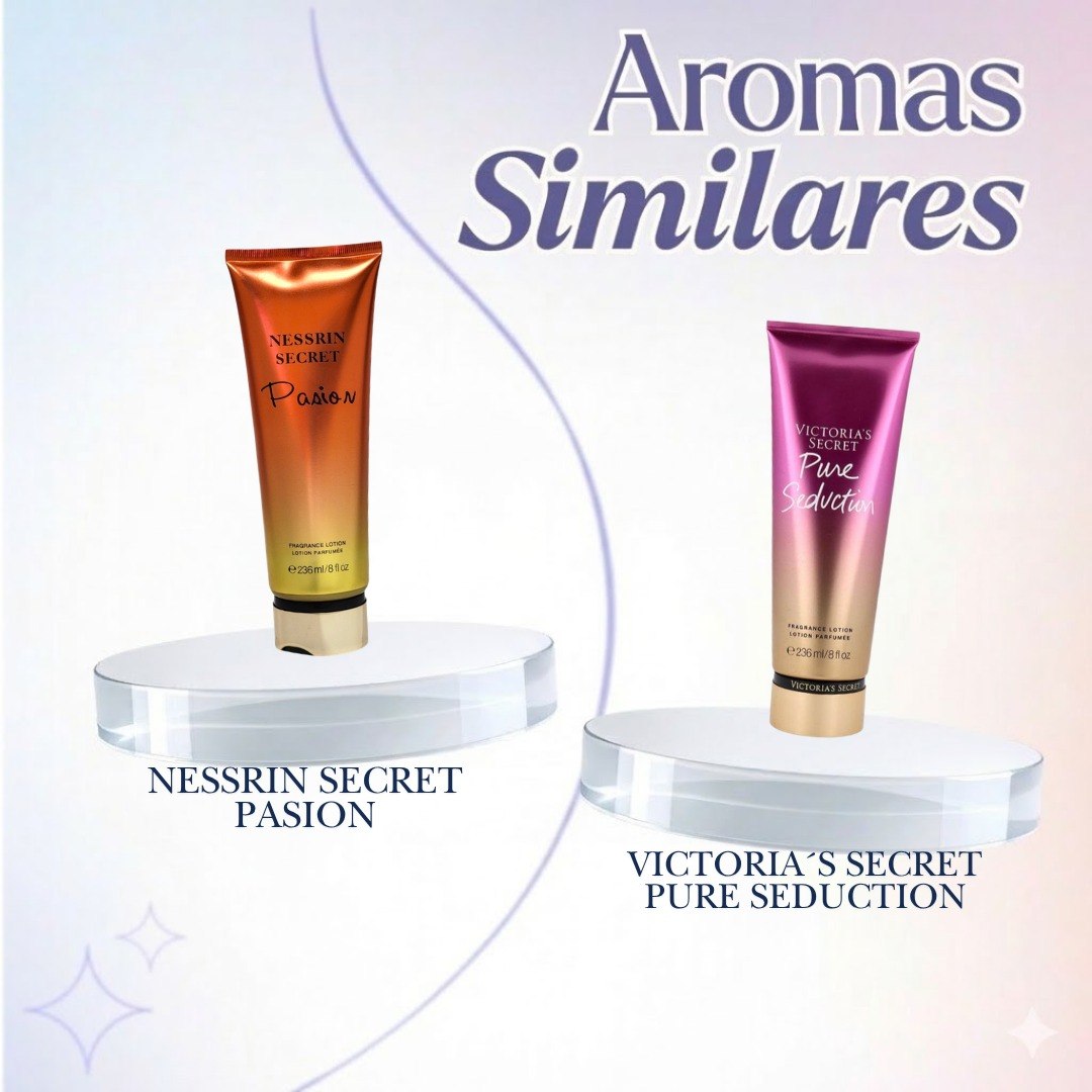 CREMA CORPORAL NESSRIN SECRET PASION 236ML (M) (AROMA INSPIRADO EN VICTORIAS SECRET PURE SEDUCTION)