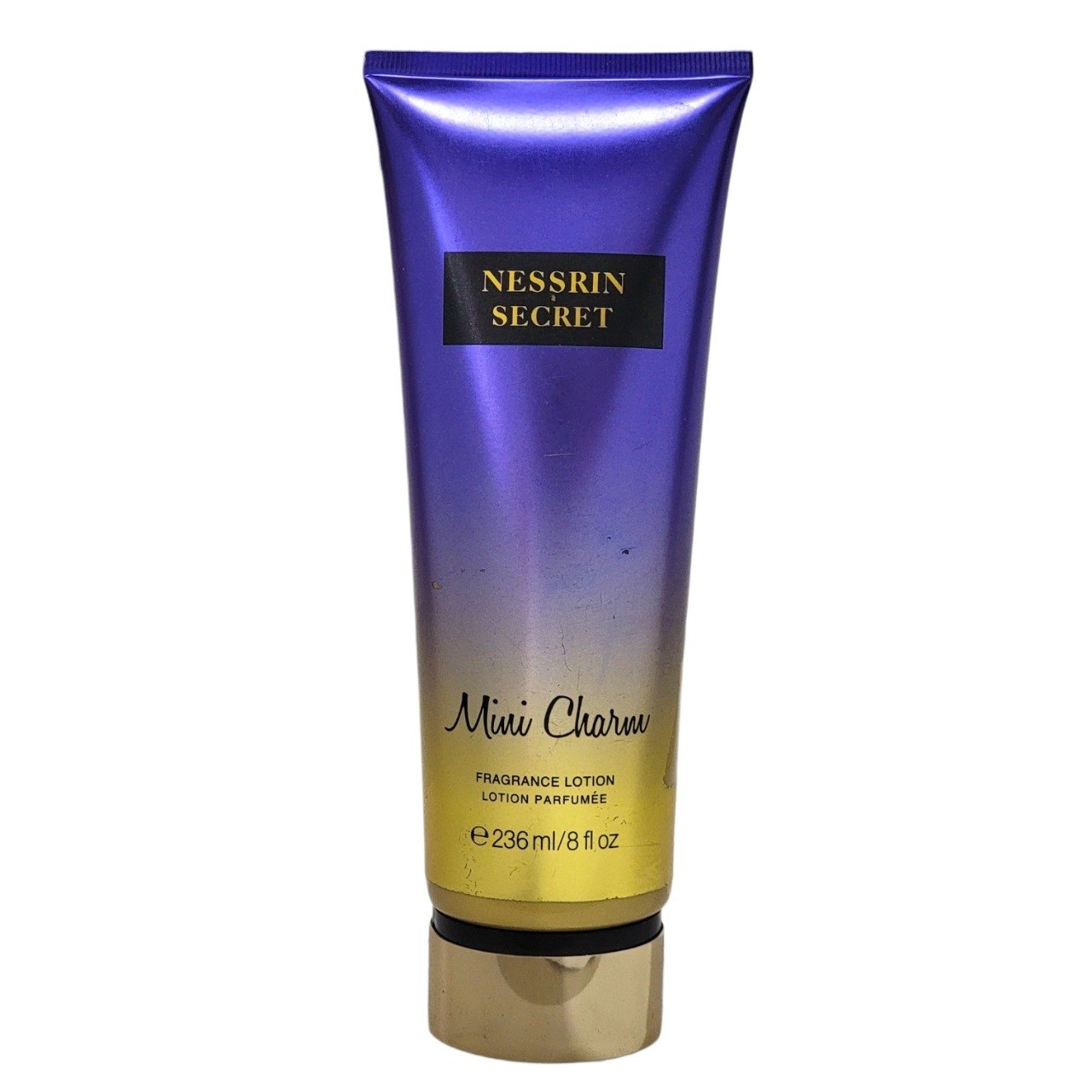 CREMA CORPORAL NESSRIN SECRET MINI CHARM 236ML (M) (AROMA INSPIRADO EN VICTORIAS SECRET MIDNIGHT BLOOM)