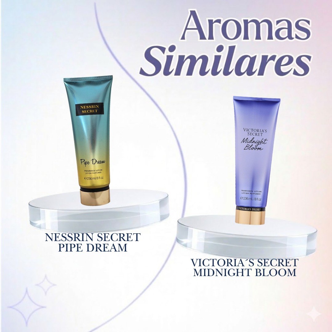 CREMA CORPORAL NESSRIN SECRET PIPE DREAM 236ML (M) (AROMA INSPIRADO EN VICTORIAS SECRET MIDNIGHT BLOOM)