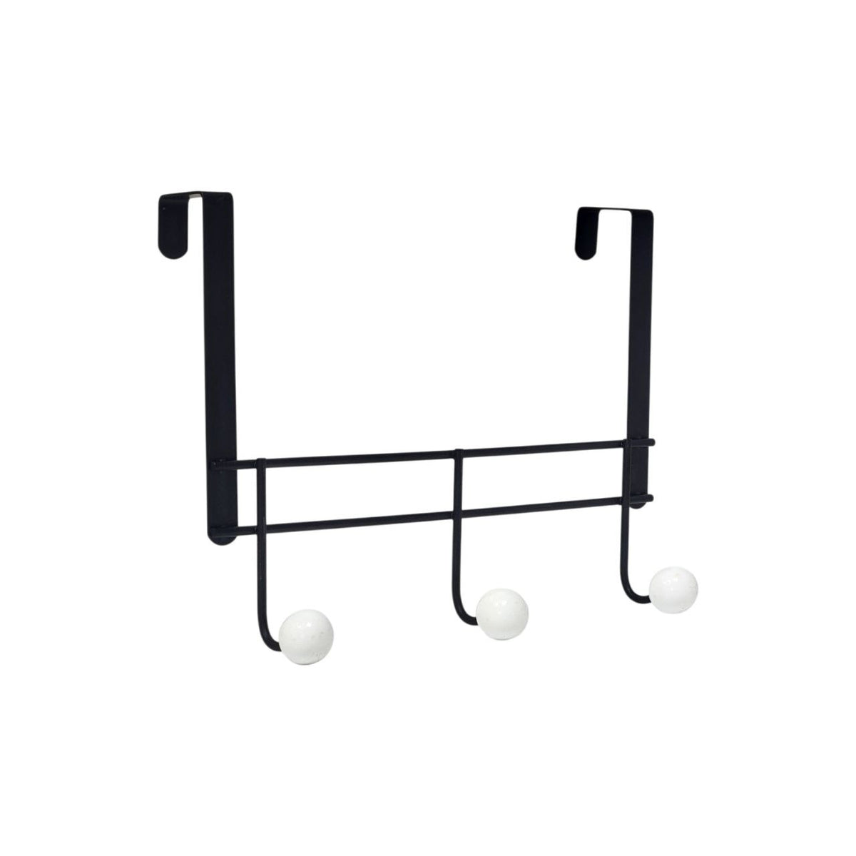 PERCHERO DE METAL PEQUEÑO DE 3 GANCHOS PARA PUERTA BENELI HOME 21X27CM