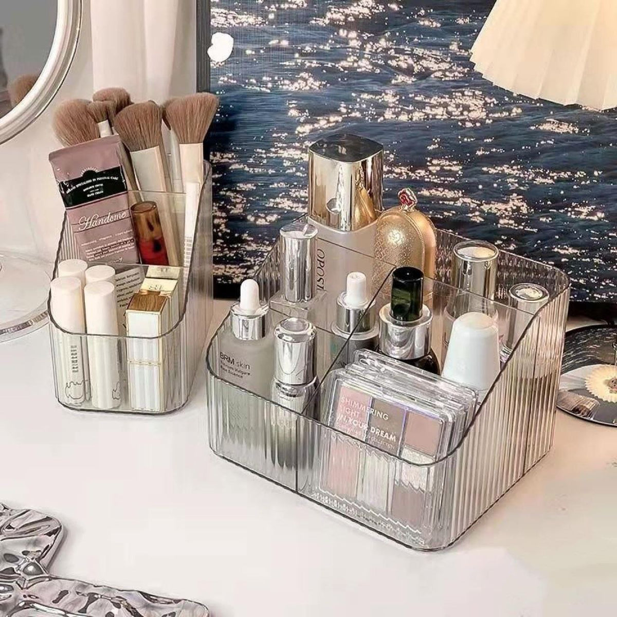 ORGANIZADOR DE MAQUILLAJE ACRILICO BENELI HOME 8X16X12CM