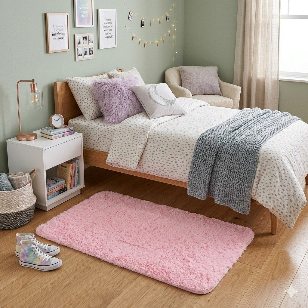 ALFOMBRA PREMIUM COLOR ROSA BENELI HOME 50X80CM