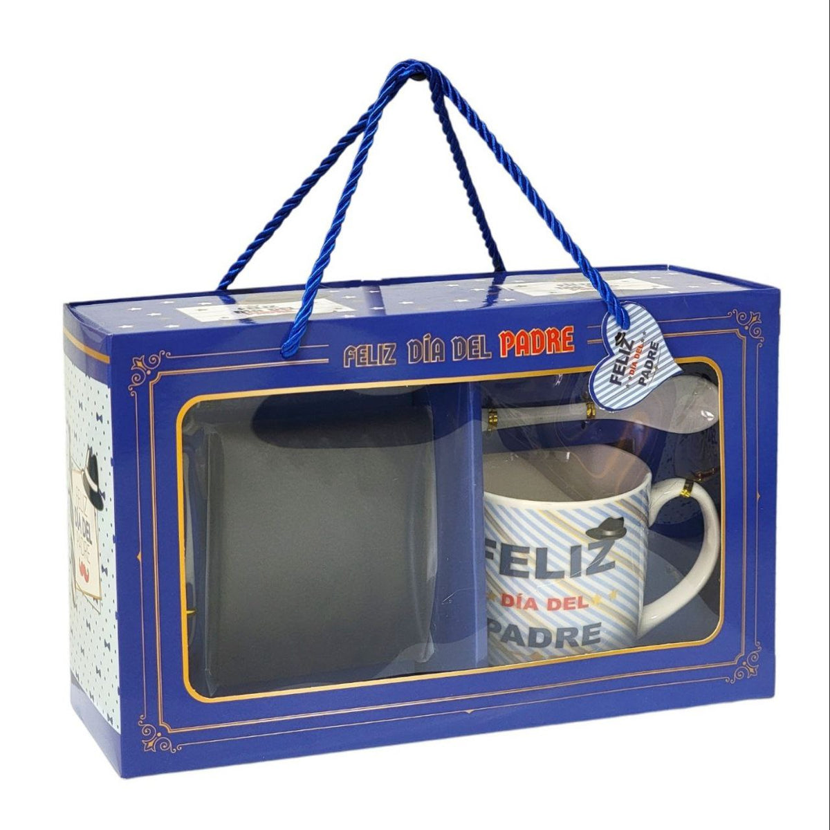 SET DE TAZA DE REGALO Y BILLETERA PARA PAPÁ 5PCS BENELI HOME