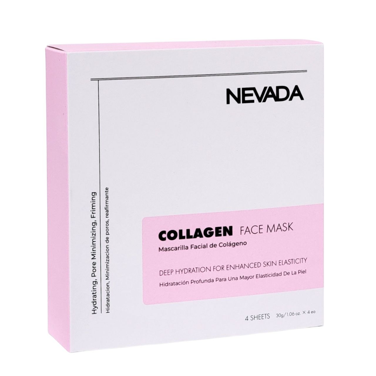 MASCARILLA FACIAL DE TELA HIDRATANTE DE COLAGENO NEVADA 30G