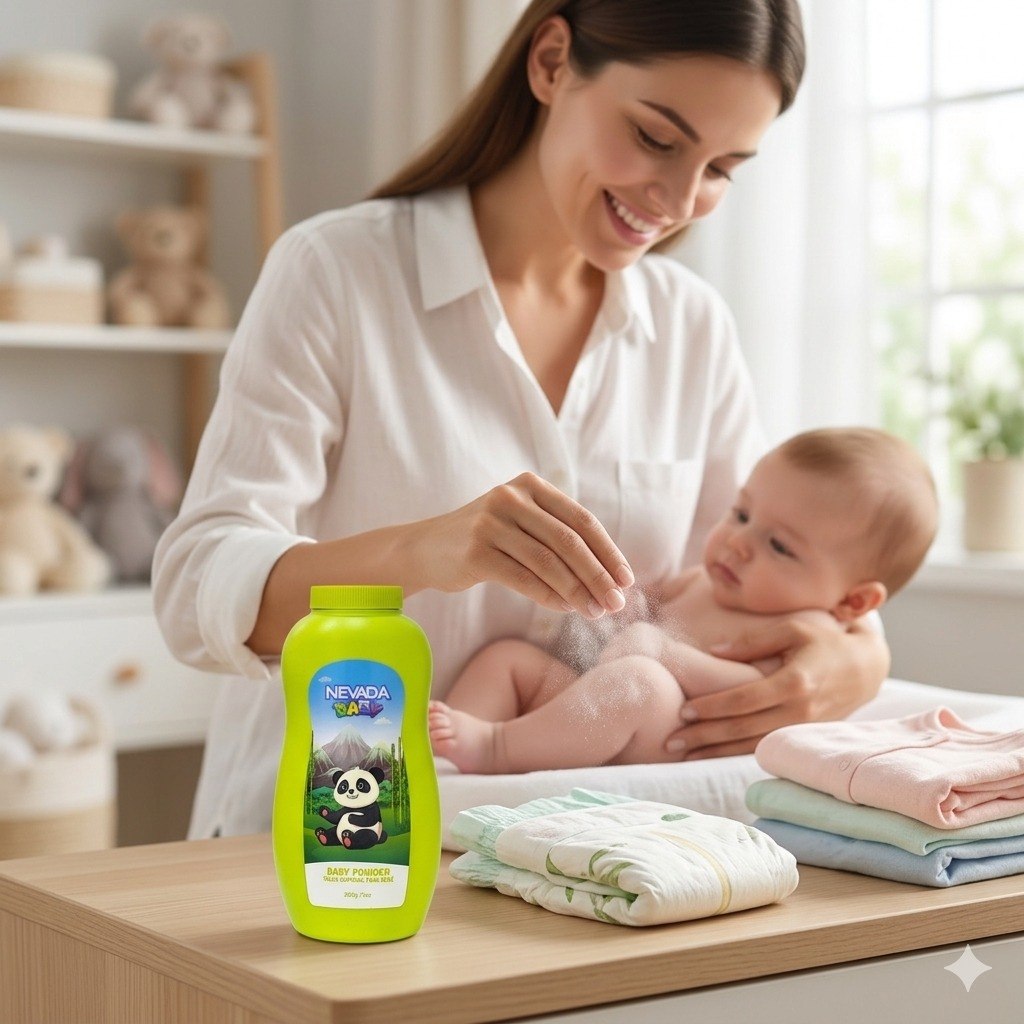 TALCO CORPORAL PARA BEBE NEVADA BABY 200G