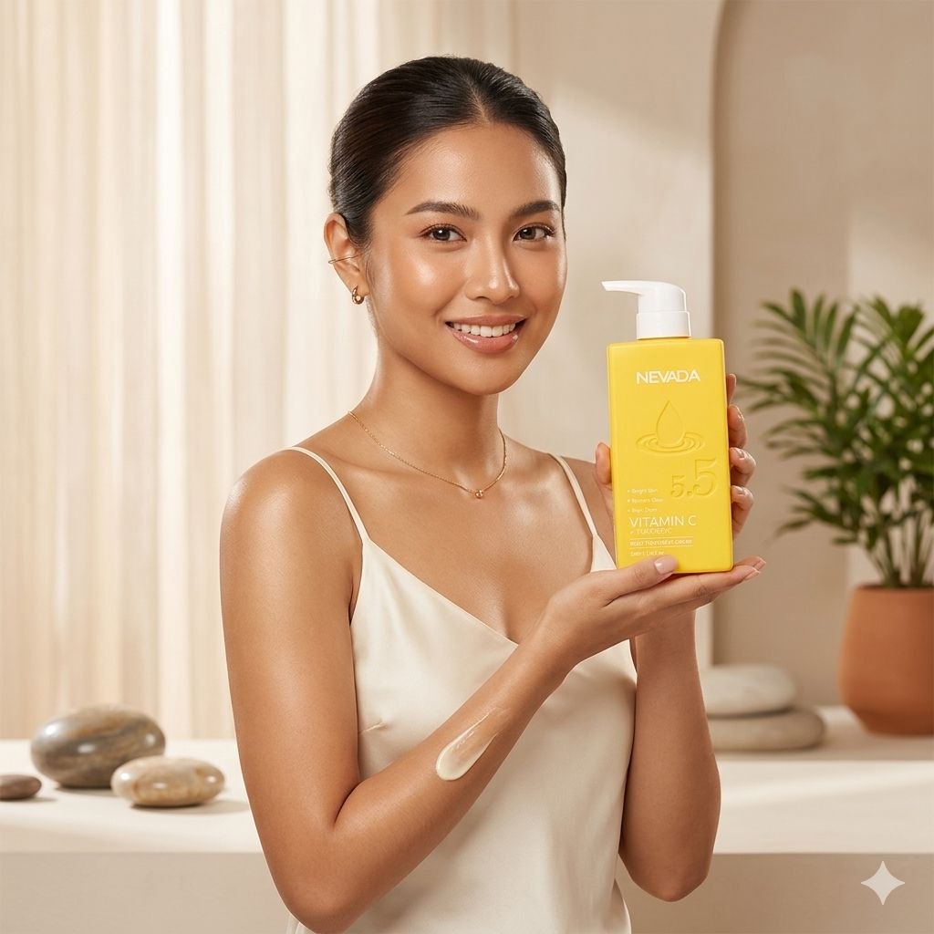 CREMA CORPORAL UNIFICADORA CON VITAMINA C Y EXTRACTO DE CURCUMA NEVADA 500ML