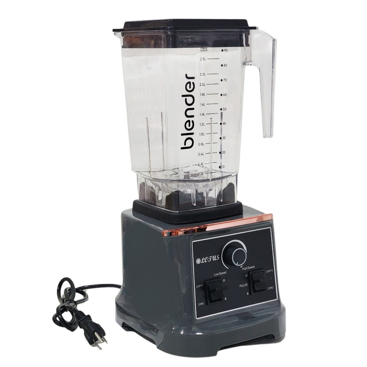 LICUADORA MULTIFUNCIONAL POTENCIO 600W MODELO LT-9884 LOTUS 2.5L