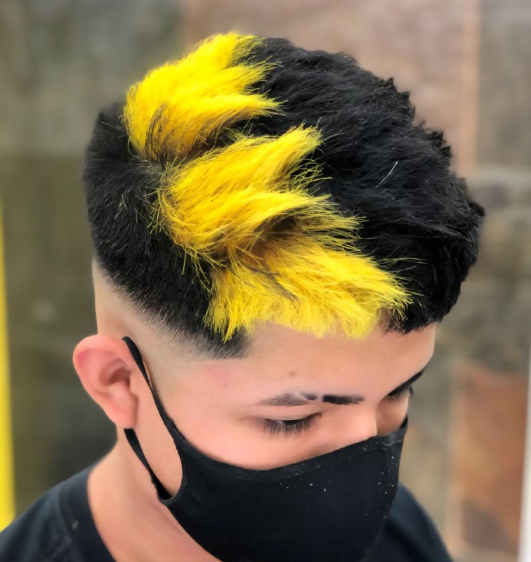 TINTE PARA EL CABELLO EN ESPUMA SEMI PERMANENTE COLOR AMARILLO MORFOSE OSSION 150ML