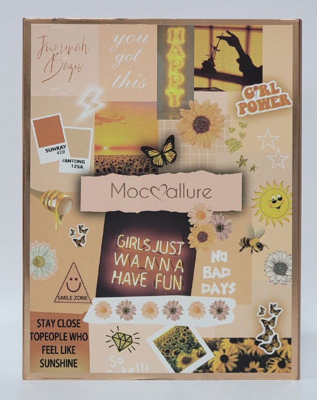 SOMBRA DE OJOS EN PALETA DE MAQUILLAJE SOMBRA, RESALTADOR Y POLVO DE PRENSA MOC ALLURE 118G
