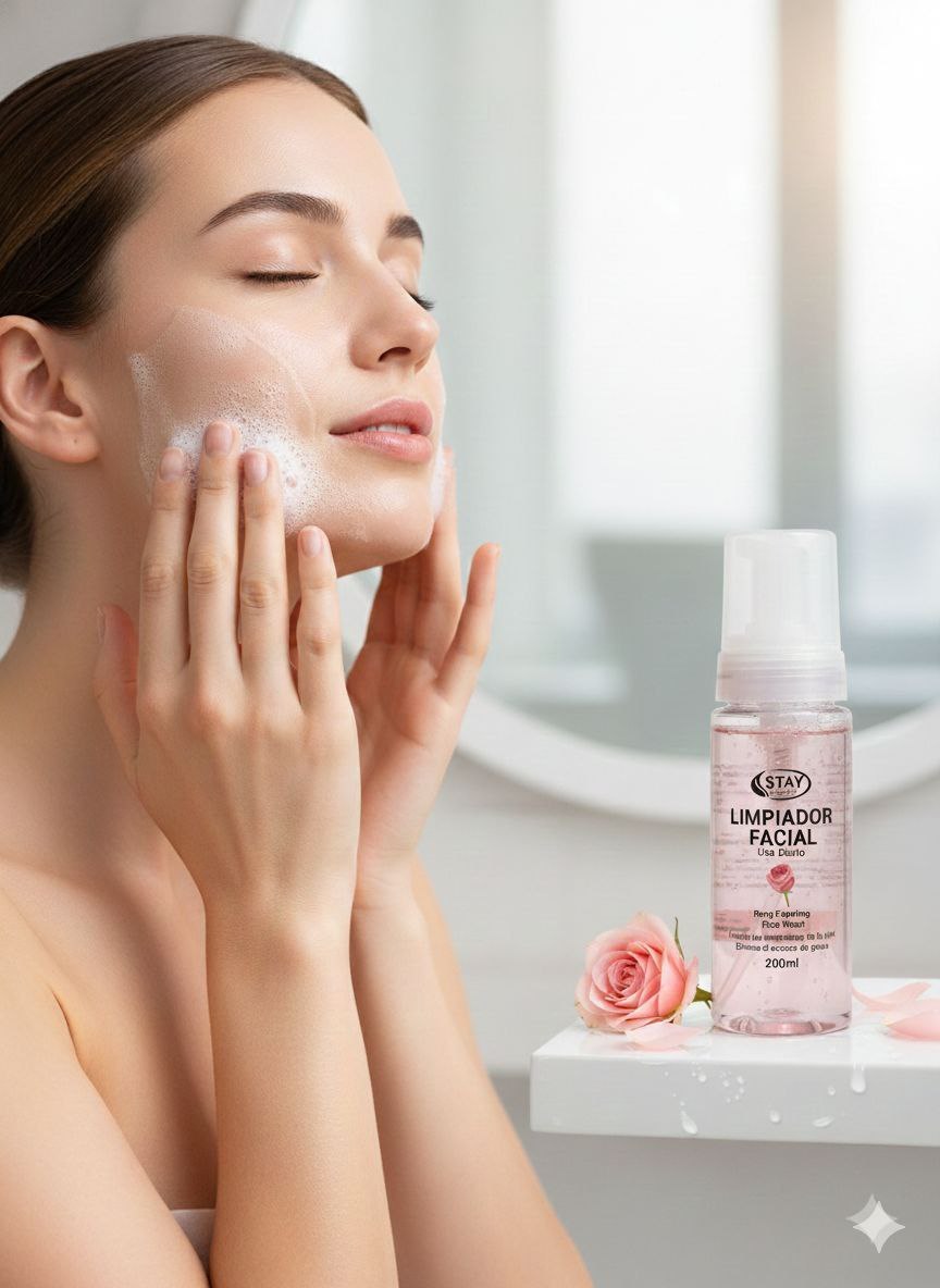 LIMPIADOR FACIAL EN SPRAY DIARIO REFRESCANTE CON EXTRACTO DE ROSAS STAY BEAUTIFUL 200ML