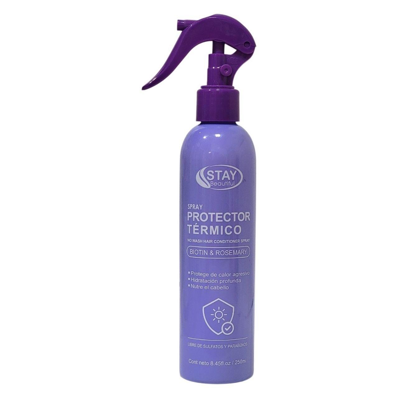 SPRAY PROTECTOR TERMICO PARA EL CABELLO DE BIOTINA Y ROMERO STAY BEAUTIFUL 250ML