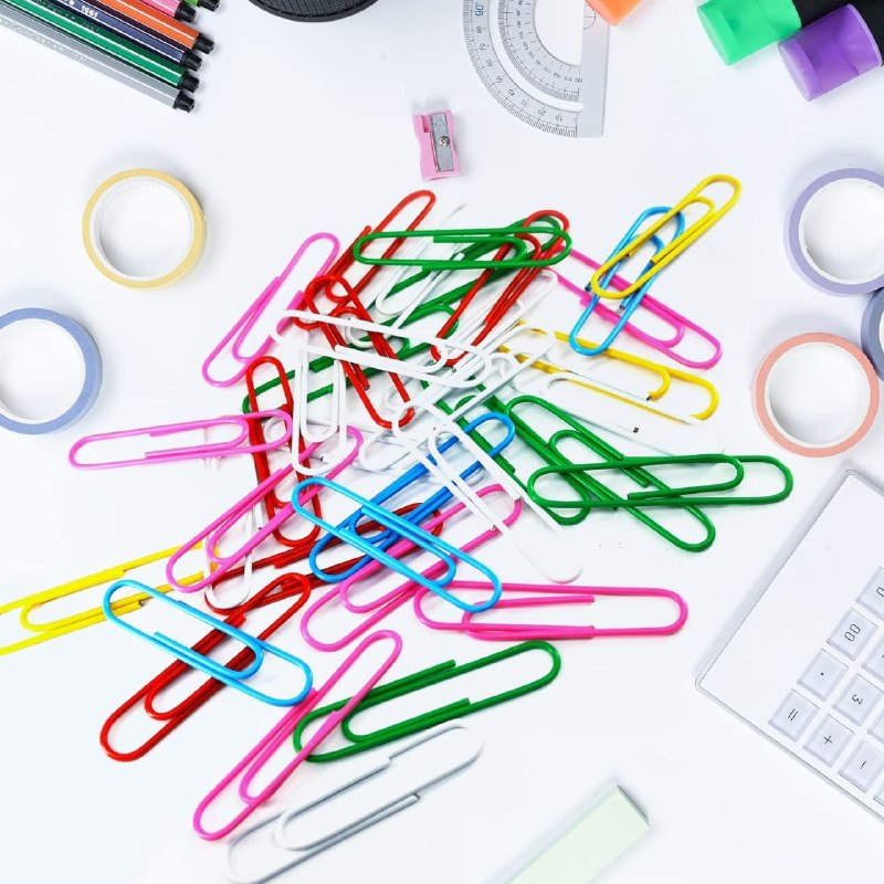 CLIPS SUJETADORES METALICOS PARA PAPEL DE COLORES ANTIOXIDANTES 30UND ALFA