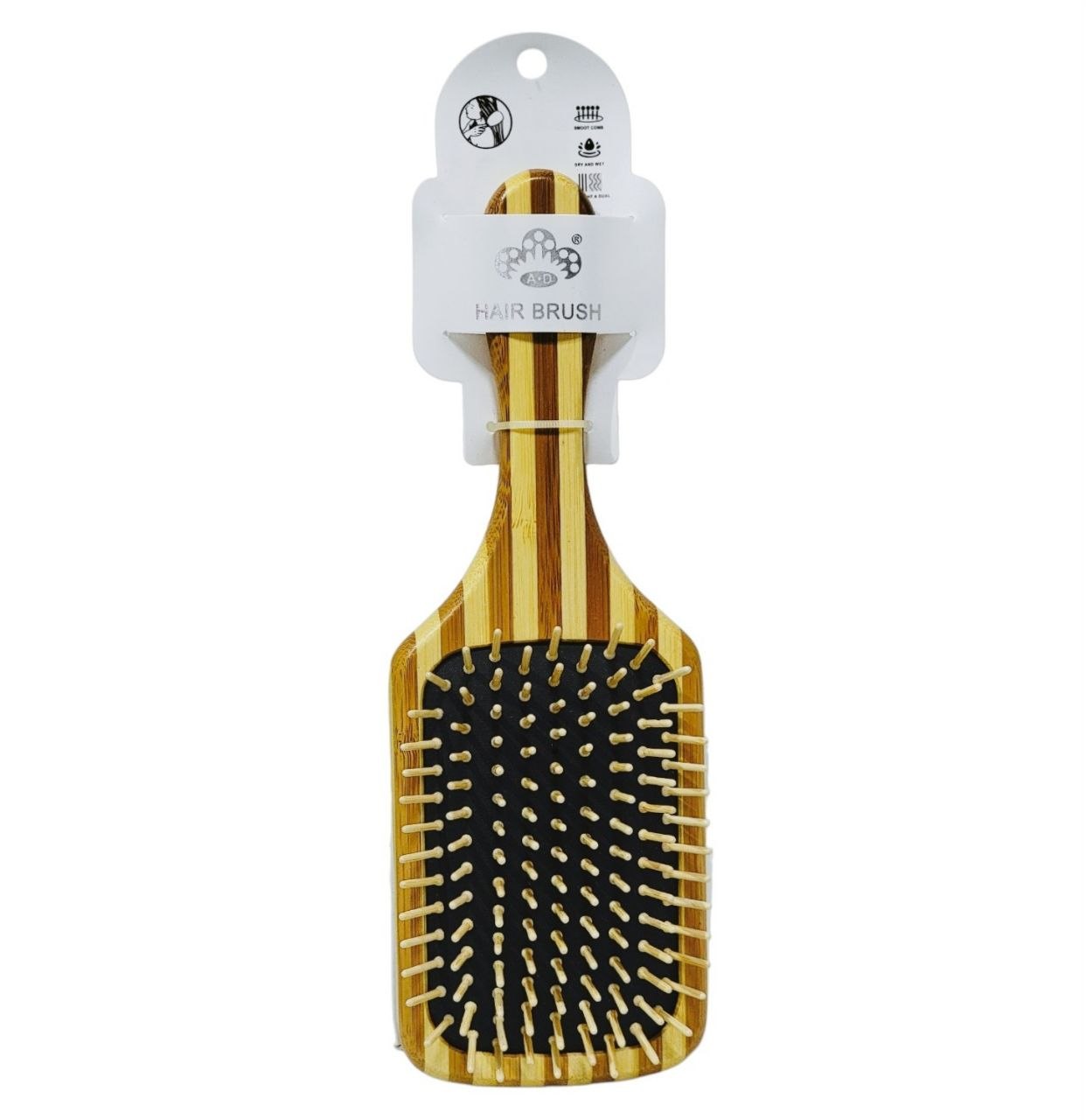 CEPILLO PARA EL CABELLO DE BAMBU ANTIESTATICO DESENREDANTE