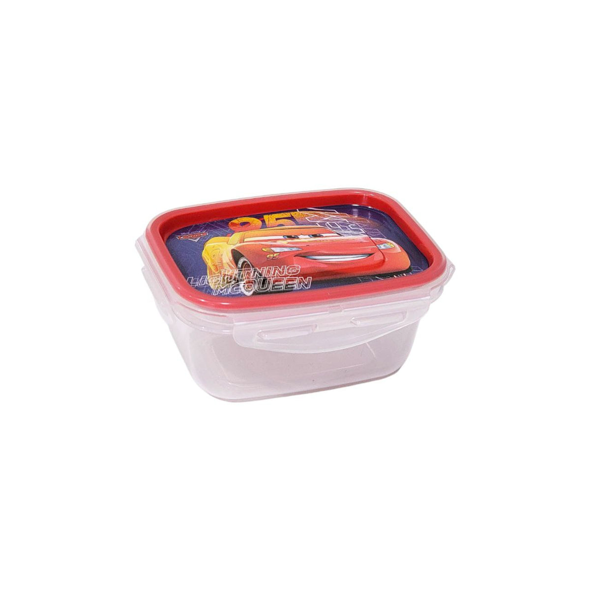 RECIPIENTE PANA MINI PARA ALIMENTOS DE PLASTICO INFANTIL DE CARS KENDY 6X10X14CM