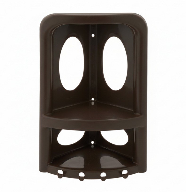 ORGANIZADOR ESQUINERO PARA BAÑO DE PLASTICO MQ 40X26CM