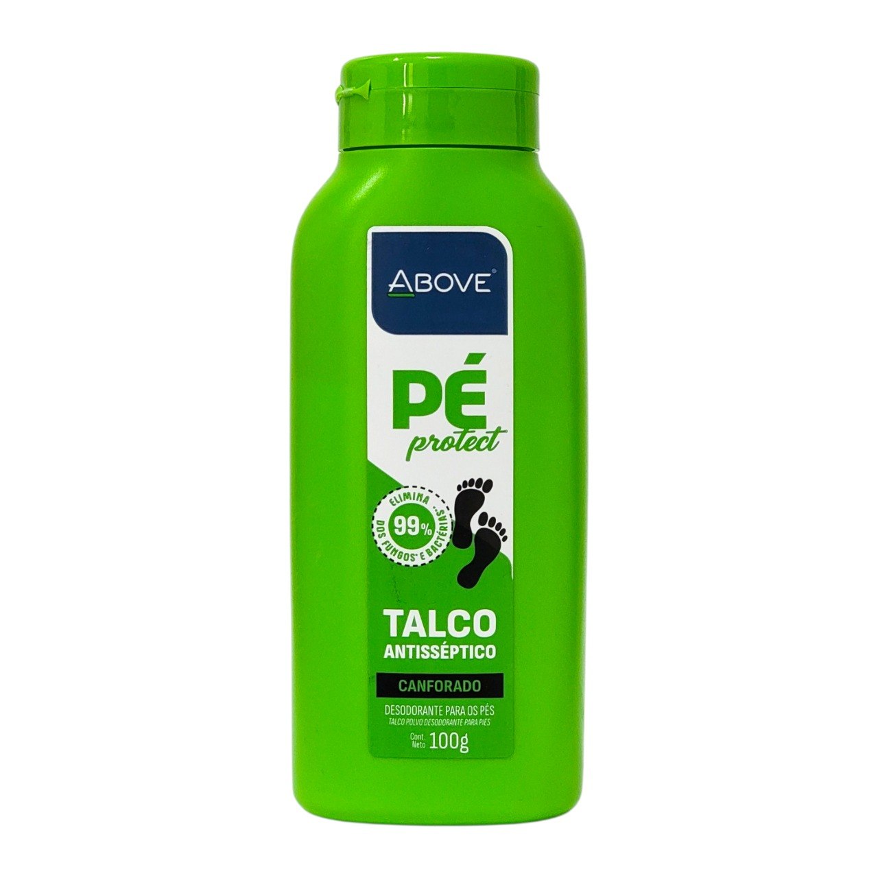TALCO DESODORANTE ANTISEPTICO PARA PIES REFRESCANTE ABOVE 100G