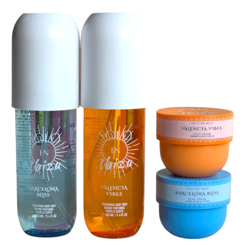SET DE SPLASH Y CREMA CORPORAL 4PCS SUMMER ON DEMAND SOLO EN IBIZA