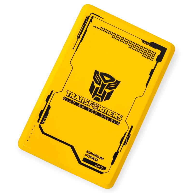 POWER BANK BATERIA TF-D01, CAPACIDAD DE CARGA 20W MAXIMO, 5000MAH/3.87V, ENTRADA TIPO C, SUCCION MAGNETICA, PORTATIL TRANSFORMERS AUTHENTIC BEASTS ALLIANCE