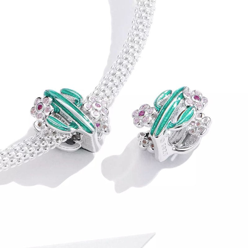 PCHARM4076 FORMA CACTUS PANDORA PLATA 9.25