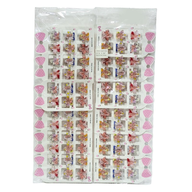 GANCHOS PARA EL CABELLO DE FLOR EN PAQUETE DE 72UND 2X2.5CM