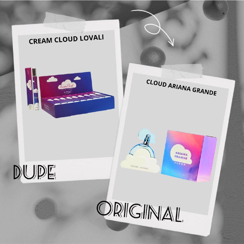 PERFUME EN TUBO CREAM CLOUD EDP 35ML (M) (AROMA SIMILAR ARIANA GRANDE CLOUD)