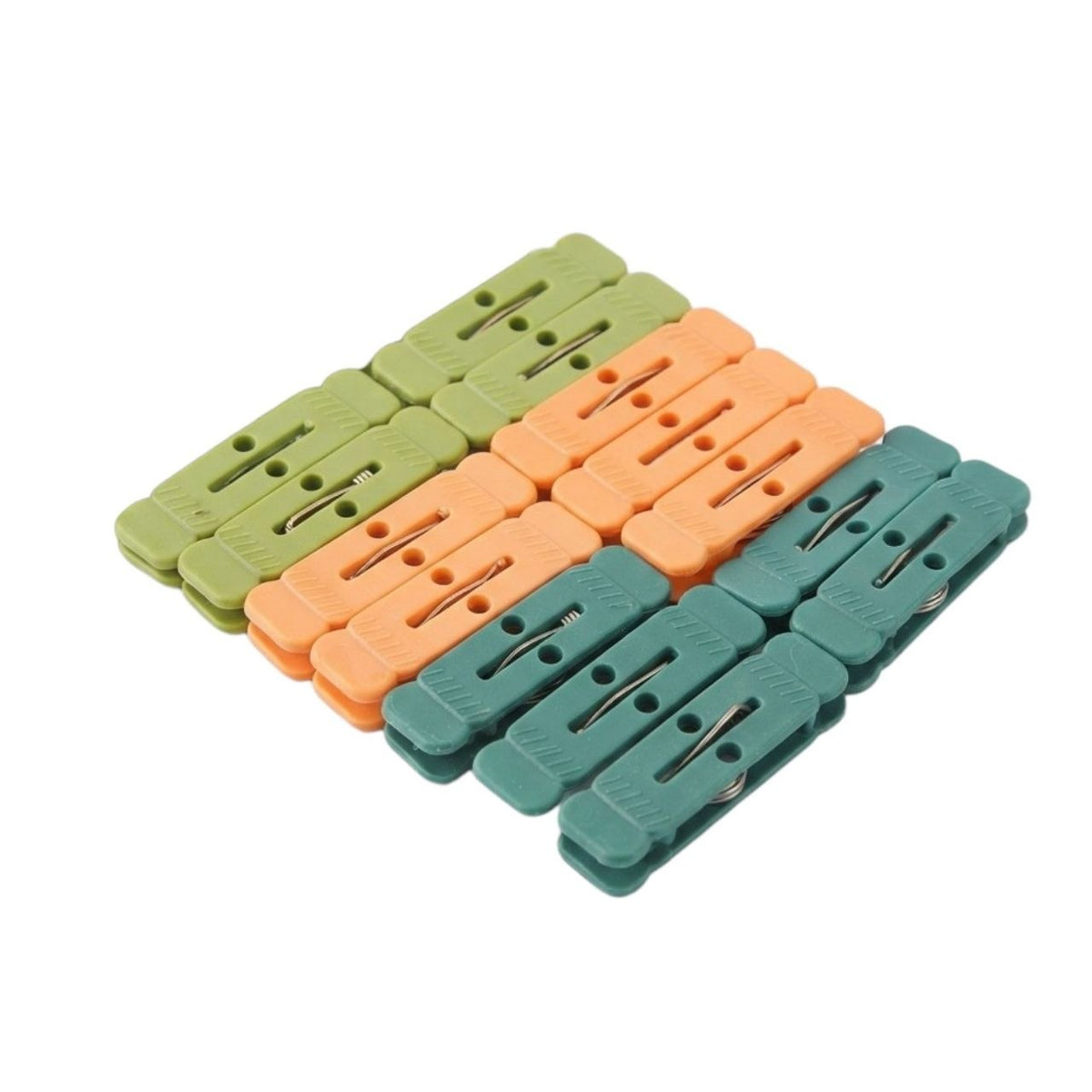 PINZAS PARA ROPA DE ALTA RESISTENCIA Y MÁXIMO AGARRE JZL MULTI 16 PINZAS
