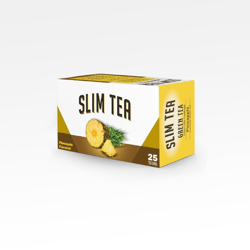 TE VERDE SABOR A PIÑA ADELGAZANTE NATURAL, LIGERO Y REFRESCANTE SLIM TEA GREEN TEA 25UND