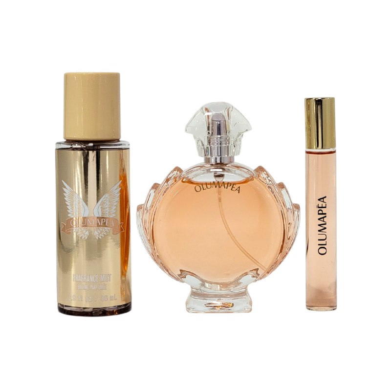 SET OLUMAPEA EDP 50ML EDP 10ML SPLASH 88ML (M) (AROMA SIMILAR A PACO RABANNE OLYMPEA)