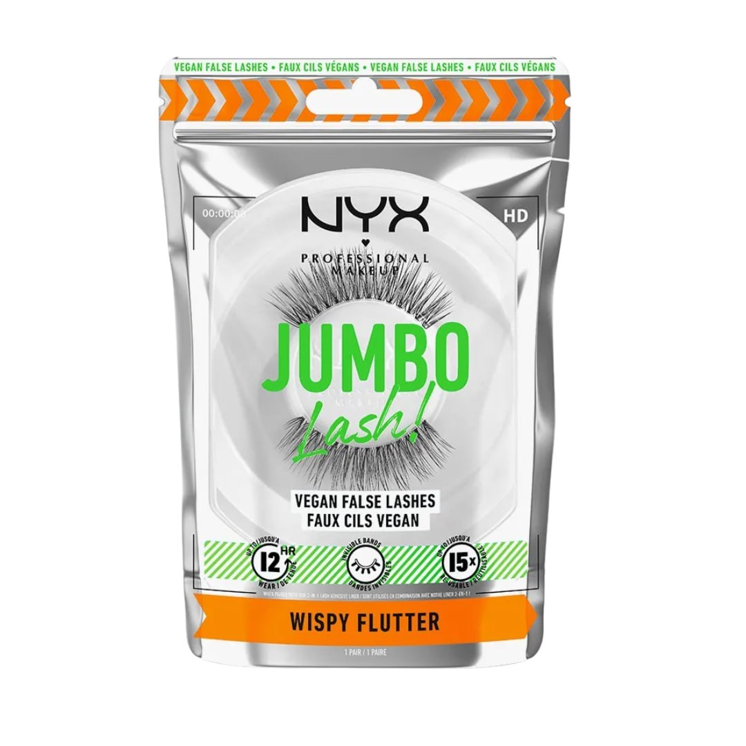 PESTAÑAS POSTIZAS VEGANAS CON VOLUMEN JUMBO NYX