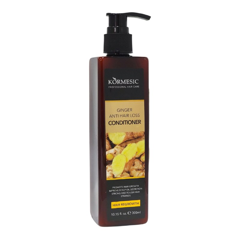 ACONDICIONADOR DE JENGIBRE ANTICAIDA ANTICASPA Y FORTALECEDOR KORMESIC 300ML