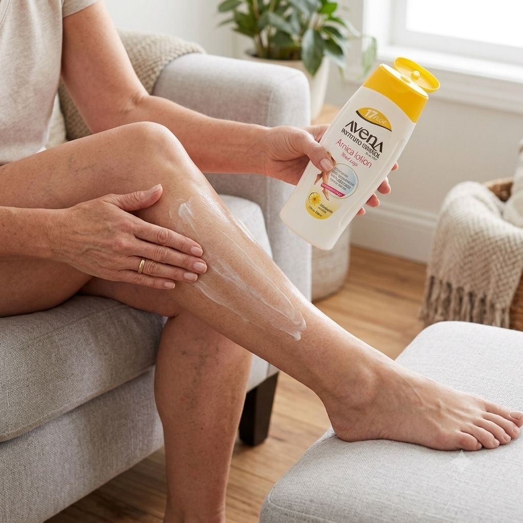 CREMA CORPORAL DE ARNICA PARA PIERNAS CANSADAS EFECTO RELAJANTE Y TONIFICANTE AVENA INSTITUTO ESPAÑOL 500ML