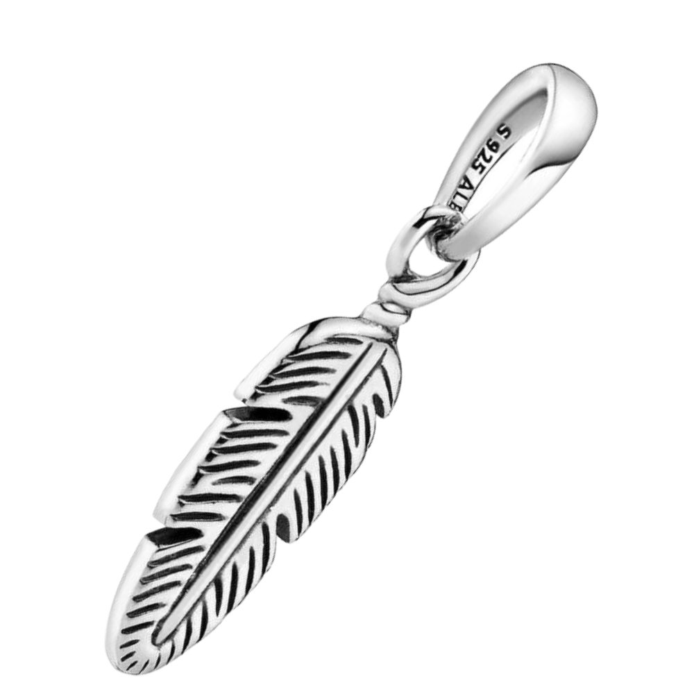PCHARM341 COLGANTE DE PLUMA