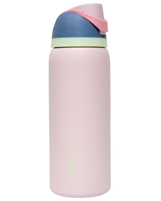 BOTE ORIGINAL TERMICO BOTELLA DE AGUA, AISLAMIENTO Y PAJILLA INCORPORADA, FACIL DE LIMPIAR, RESISTENTE A MANCHAS Y OLORES, 24H FRIO, 2 FORMAS DE BEBER OWALA 32OZ