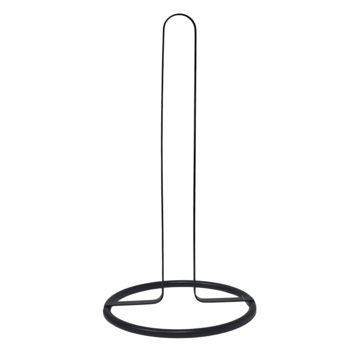 SUJETADOR DE PAPEL DE COCINA METAL ACABADO NEGRO MATE LIFE ART 28CM