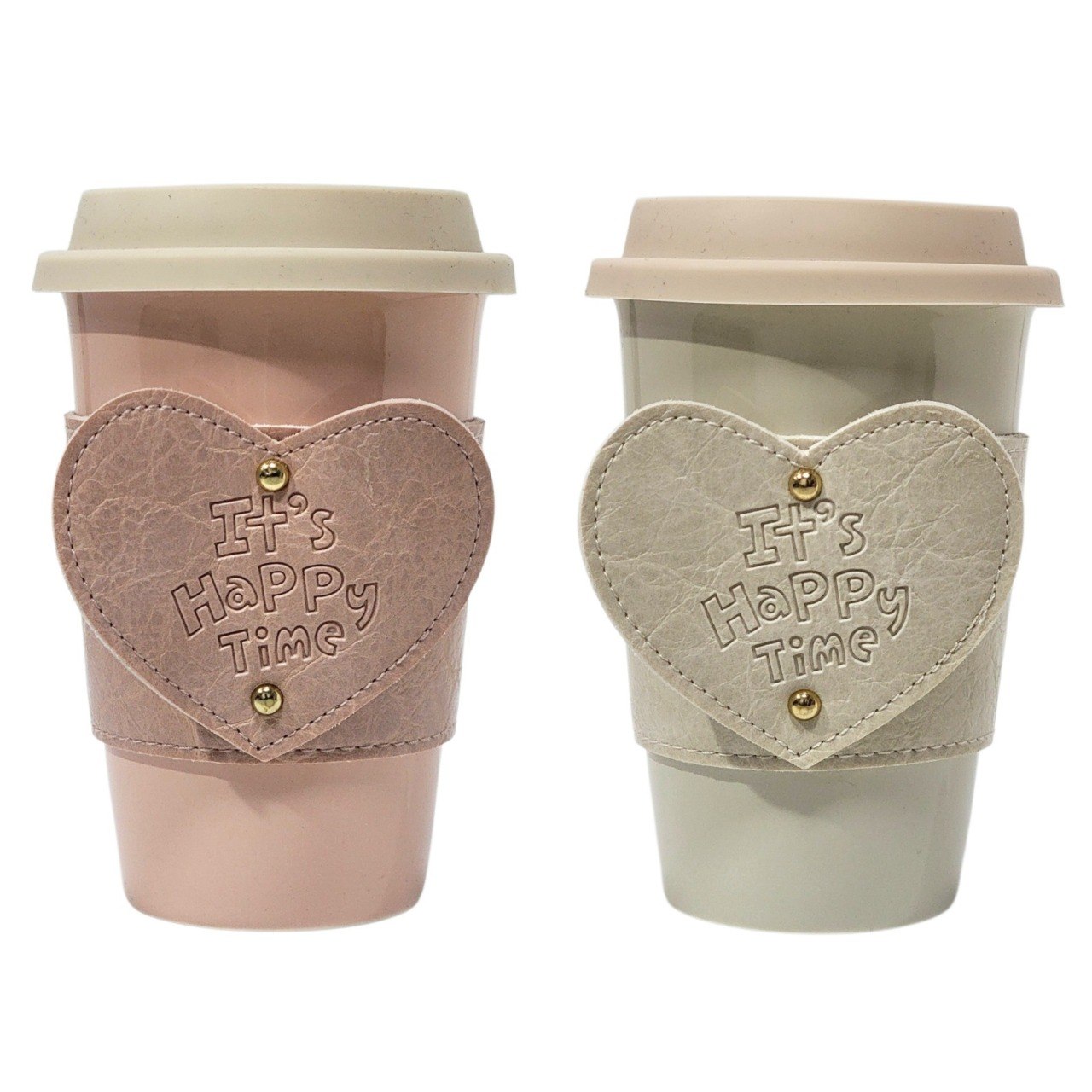 VASO PORTATIL REUTILIZABLE TERMICO CON FUNDA LIFE ART 380ML